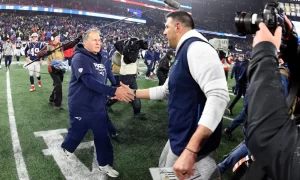 Read more about the article Mike Vrabel and Bill Belichick are Being Shopped as We Speak